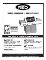 Preview for 1 page of Char-Broil RED 463250308 Product Manual