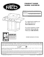 Preview for 1 page of Char-Broil RED 463250509 Product Manual