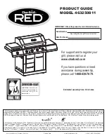 Preview for 1 page of Char-Broil RED 463250811 Product Manual