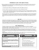 Preview for 3 page of Char-Broil SANTA FE 10301569 Product Manual