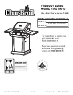 Char-Broil T-22D 466270612 Product Manual preview