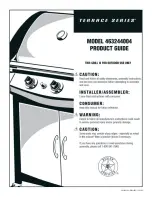 Char-Broil Terrace 463244004 Product Manual preview