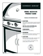 Char-Broil Terrace 463244104 Product Manual preview