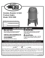 Preview for 1 page of Char-Broil The Big Easy 10101550 Product Manual