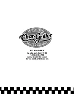 Preview for 32 page of Char-Griller 3338 Owner'S Manual