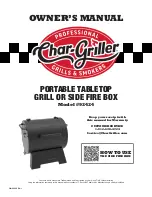 Preview for 1 page of Char-Griller 92424 Owner'S Manual