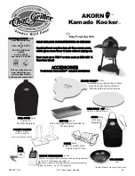 Preview for 24 page of Char-Griller AKORN Kamado Kooker 6719 Owner'S Manual