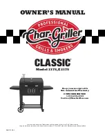 Предварительный просмотр 1 страницы Char-Griller Classis 2175 Owner'S Manual