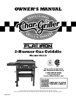 Char-Griller Flatiron 8128 Owner'S Manual предпросмотр