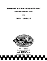 Предварительный просмотр 48 страницы Char-Griller Flavor Pro 7400 Owner'S Manual