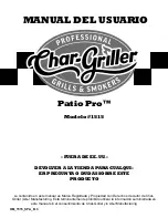 Предварительный просмотр 37 страницы Char-Griller Patio Pro 1515 Owner'S Manual