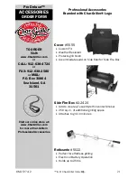 Предварительный просмотр 21 страницы Char-Griller Pro Deluxe 2727 Owner'S Manual