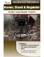 Preview for 1 page of Chard 30 Quart Outdoor Cooker Use And Care Instructions Manual