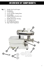 Предварительный просмотр 3 страницы Chard 8 Pro-Power Grinder Use And Care Instructions Manual