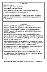 Preview for 2 page of Chard BSR13C Care And Use Manual