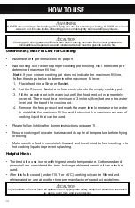 Preview for 14 page of Chard BSR13C Care And Use Manual