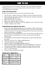 Preview for 4 page of Chard DD-45JC Use And Care Instructions Manual