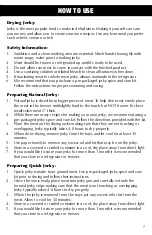 Preview for 7 page of Chard DD-45JC Use And Care Instructions Manual