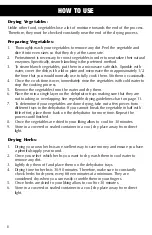 Preview for 8 page of Chard DD-45JC Use And Care Instructions Manual