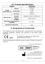 Предварительный просмотр 8 страницы Charder HM101M User Manual