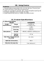 Preview for 11 page of Charder HM200PW User Manual