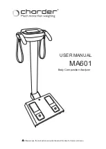 Preview for 1 page of Charder MA601 User Manual