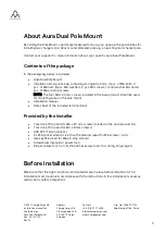 Preview for 5 page of Charge Amps Aura Pole Mount Installation Manual