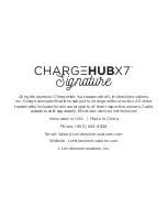 Предварительный просмотр 34 страницы CHARGEHUB X7 Signature User Manual