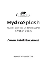 Предварительный просмотр 1 страницы Charger HydroSplash CWISO475CHPL Owners & Installation Manual