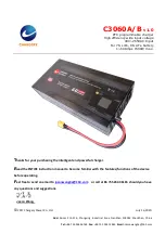 Chargery C3060A Instruction Manual preview