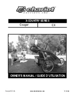 Предварительный просмотр 1 страницы Chariot Carriers X-COUNTRY CX 1 Owner'S Manual