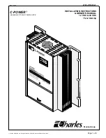 Предварительный просмотр 1 страницы Charles C-Power 93-PS2415 Installation Instructions & Owner'S Manual