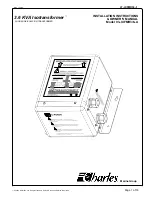 Preview for 1 page of Charles Isotransformer 93-IXFMR3/6-A Installation Instructions & Owner'S Manual