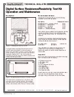 CharlesWater 19770 Operation And Maintenance предпросмотр
