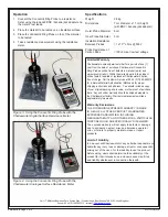 Preview for 2 page of CharlesWater 99026 Installation, Operation And Maintenance