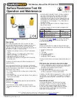 CharlesWater 99105 Operation And Maintenance preview