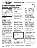 Preview for 1 page of CharlesWater Meg 99035 Technical Bulletin