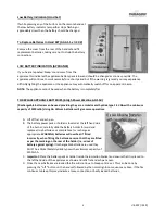 Preview for 9 page of Charlton & Jenrick 2000 Plus Extra Remote Owner'S Manual