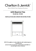 Charlton & Jenrick EF16NC Installation And Operation Instructions Manual предпросмотр