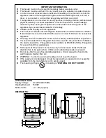 Preview for 2 page of Charlton & Jenrick EF16NC Installation Instructions & Operating Manual