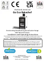 Preview for 1 page of Charlton & Jenrick Go Eco Bakechef Installation And Operating Instructions Manual