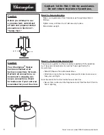 Preview for 12 page of Charmglow 200605 Owner'S Manual