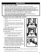 Предварительный просмотр 7 страницы Charmglow 4 Burner Gas Grill Grill Owner'S Manual