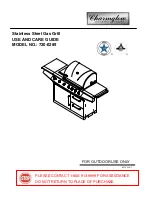 Charmglow 720-0289 Use And Care Manual preview