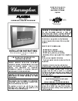 Charmglow F500070 Installation Instructions Manual preview