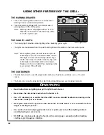 Preview for 14 page of Charmglow Gourmet 8750 Owner'S Manual