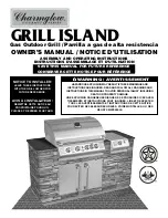 Charmglow GRILL ISLAND Owner'S Manual preview