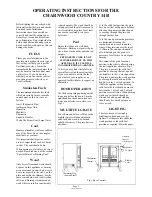 Preview for 2 page of Charnwood Country 14B Operating And Installation Instructions