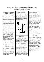 Preview for 7 page of Charnwood CW40B Operating And Installation Instructions