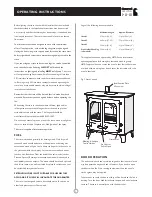 Предварительный просмотр 4 страницы Charnwood Island Operating & Installation Instructions Manual